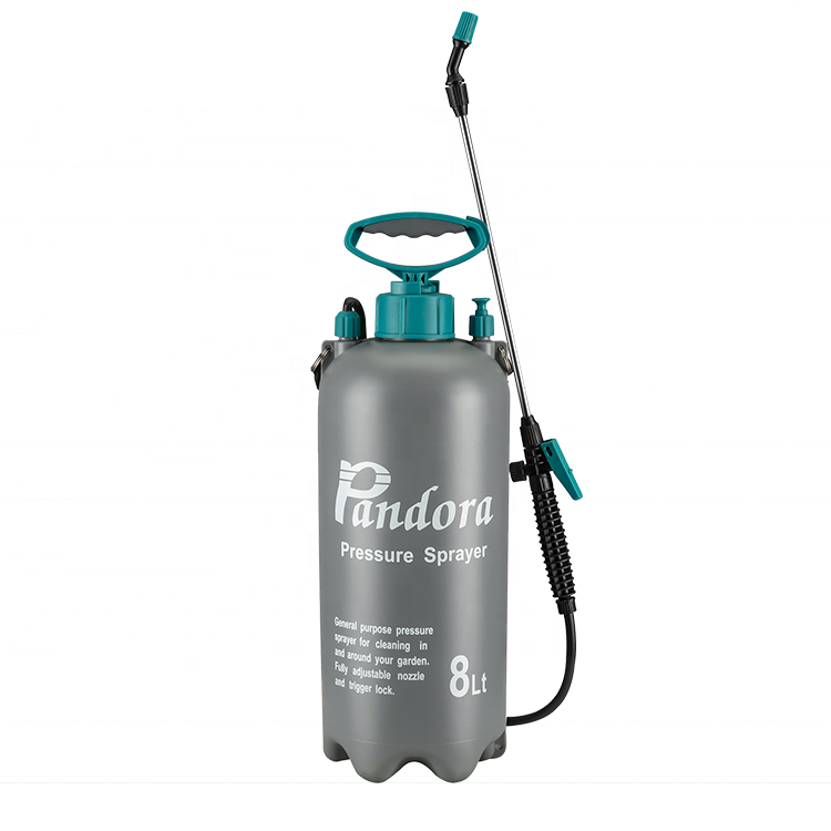 Pandora Garden 8 liter 8L Hand Pump Pressure Manual Water Sprayer For Plant Car Wash Home Clean