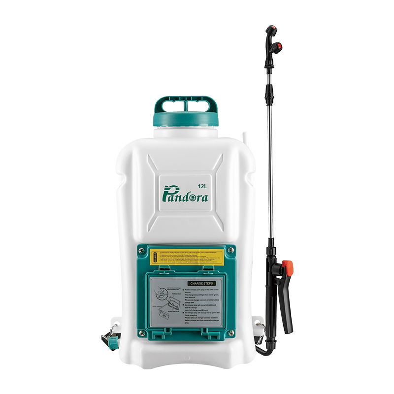 Portable 12L Knapsack Electric Power Pressurized Agricultural Sprayer for Garden Home Use & Farms Pump Battery Core Components