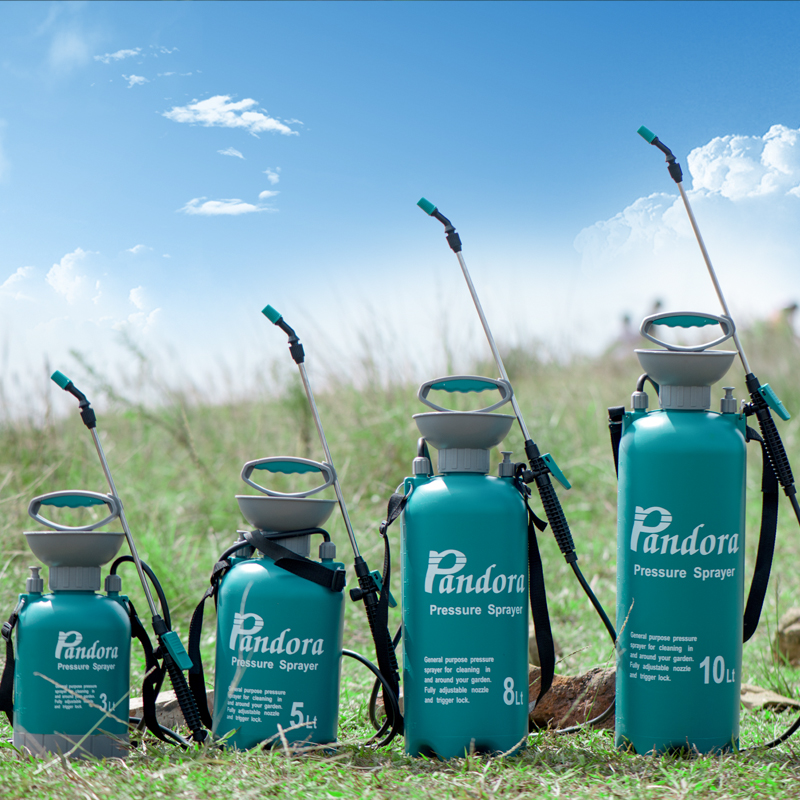Pandora 3L 5L 8L 10L OEM ODM Portable Plastic garden Pressure Sprayer